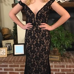 Jovani formal dress, size 2, black